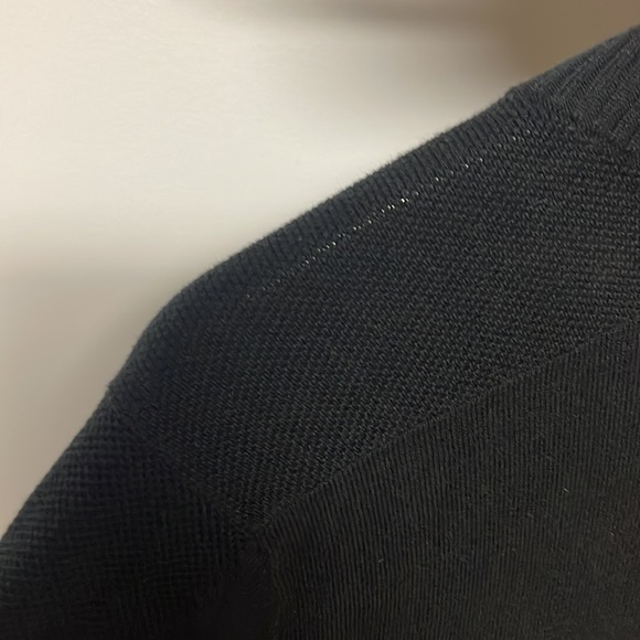 SAMPLE Express half zip high neck collar sweater - Picture 6 of 8